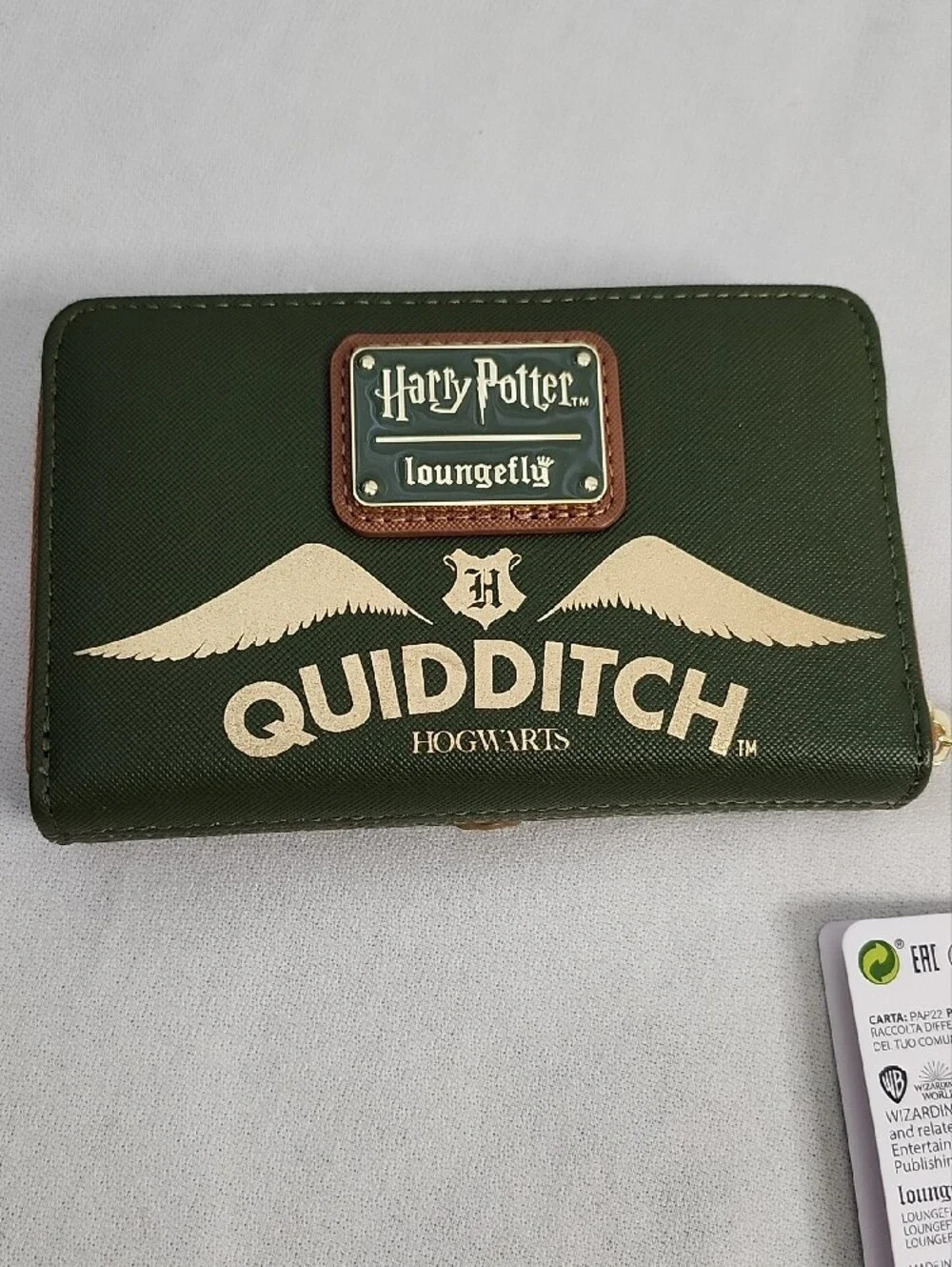 Loungefly Hogwarts Castle Mini Backpack and Golden Snitch Zip Wallet